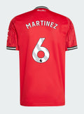 Manchester United Home 2025-26 MARTINEZ 6 Match Jersey – Red
