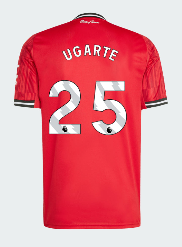 Manchester United Home 2025-26 UGARTE 25 Match Jersey – Red