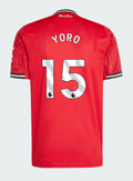 Manchester United Home 2025-26 YORO 15 Match Jersey – Red