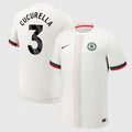 Marc Cucurella 3 Chelsea 2025-26 Away Jersey – White