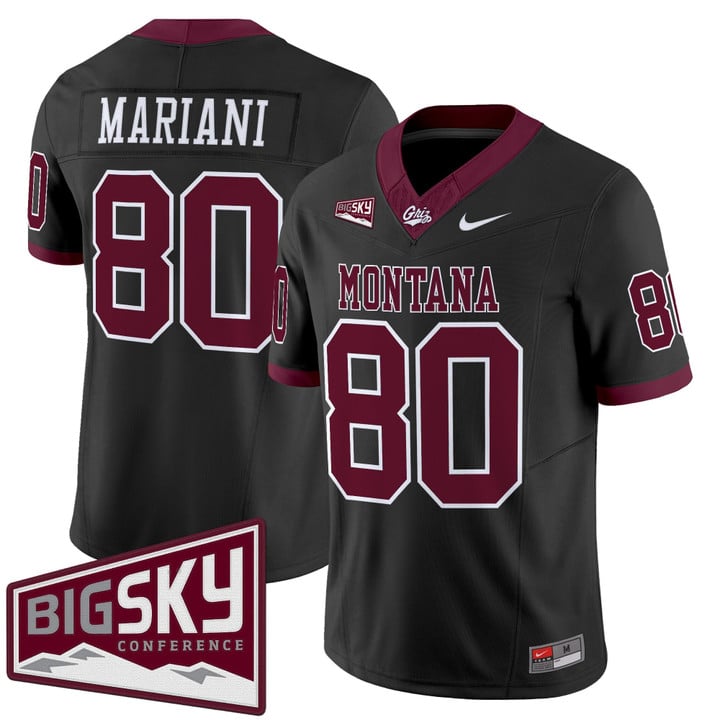 Marc Mariani Jersey #80 Montana Grizzlies 2025 Vapor Stitched