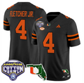 Mark Fletcher Jr Jersey #4 Miami Hurricanes 2025 Cotton Bowl Florida Stitched