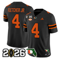 Mark Fletcher Jr Jersey #4 Miami Hurricanes 2026 CFP Final Florida