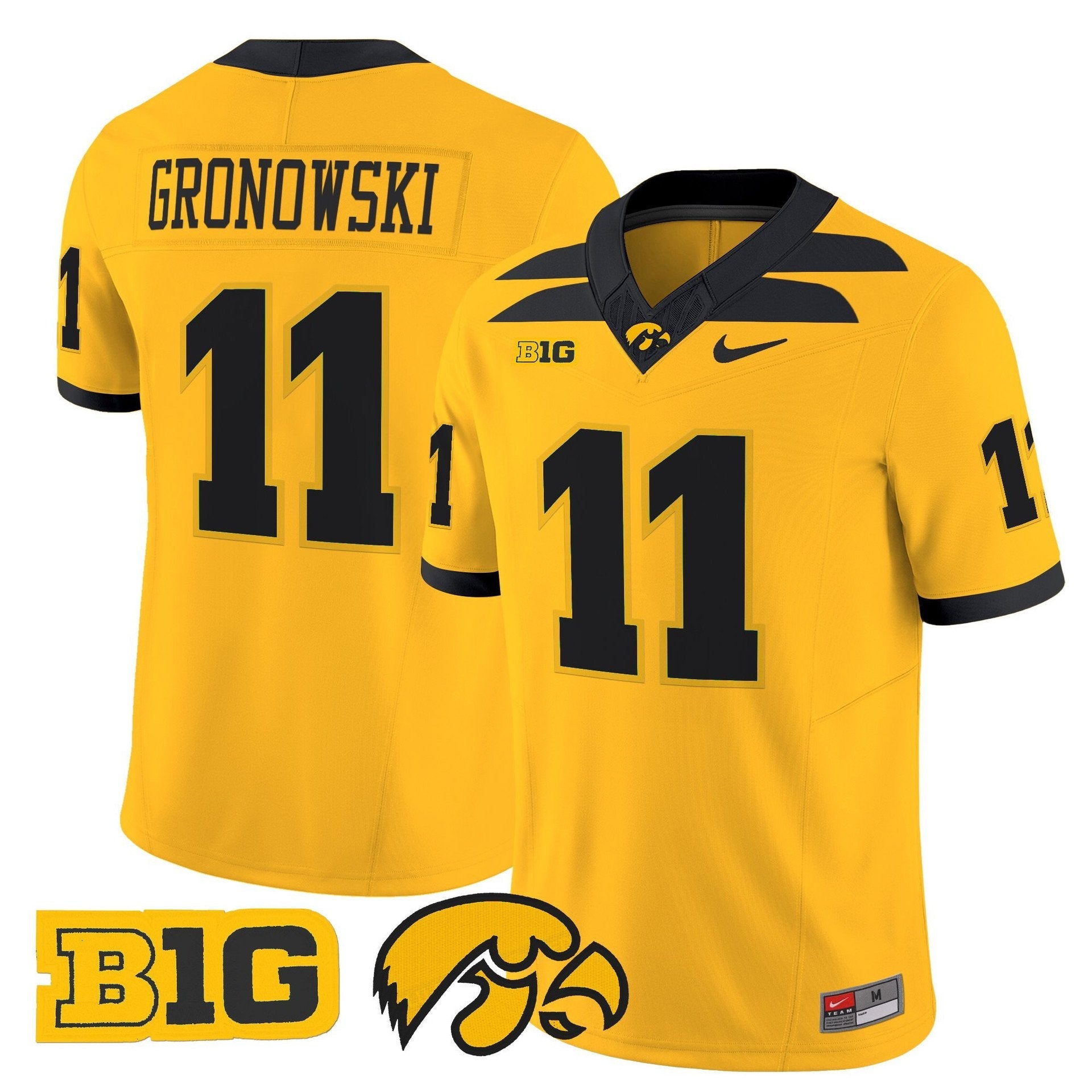 Mark Gronowski Jersey #11 Iowa Hawkeyes 2025 Limited Stitched