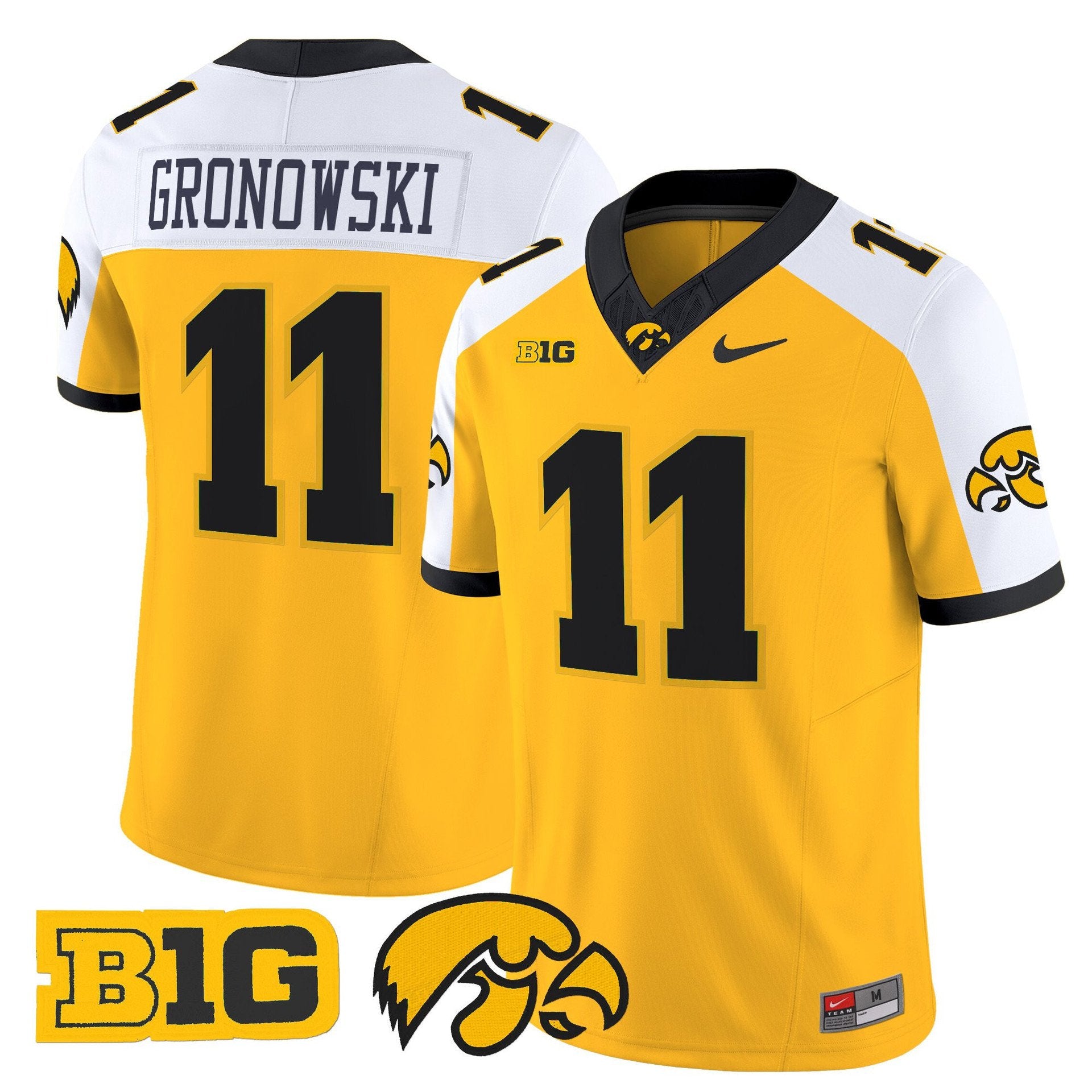 Mark Gronowski Jersey #11 Iowa Hawkeyes 2025 Limited Stitched