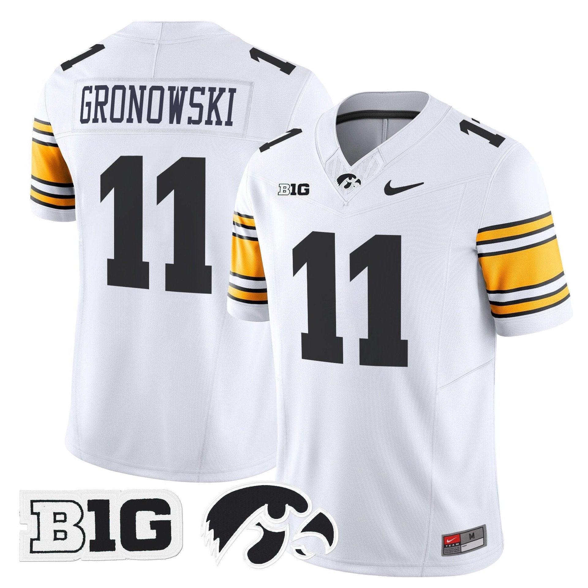 Mark Gronowski Jersey #11 Iowa Hawkeyes 2025 Limited Stitched