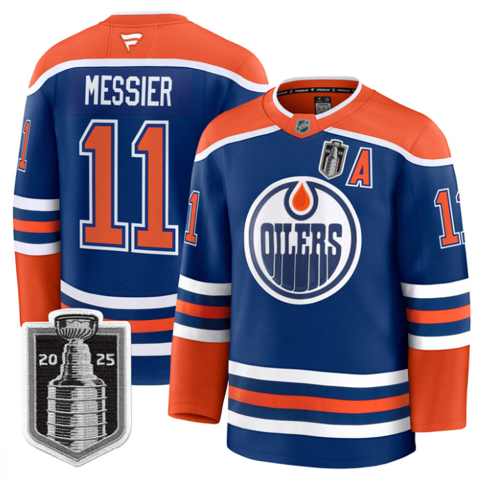 Mark Messier Jersey #11 Edmonton Oilers 2025 Stanley Cup Final Stitched Away