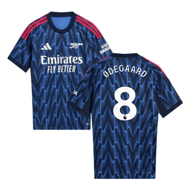 Martin Odegaard #8 Arsenal 2025-26 Home Jersey – Red