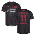 Martin Terrier 11 Leverkusen 2025-26 Home Match Jersey – Black