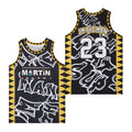 Martin #23 Im The Man Movie Basketball Jersey Black