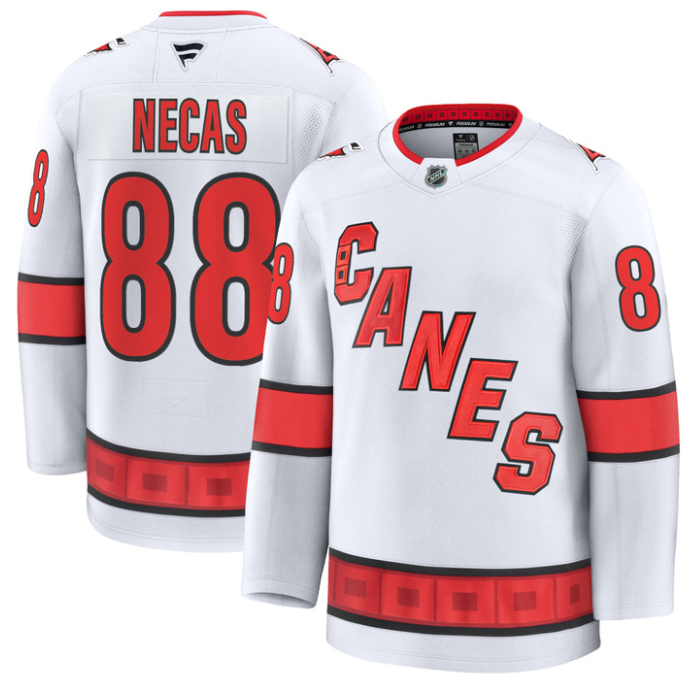 Martin Necas Jersey #88 Carolina Hurricanes Premium All Stitched Black