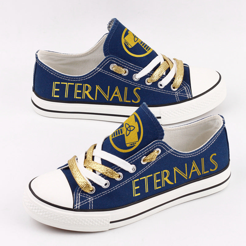 Marvel Eternals Low Top Canvas Sport Sneakers Shoes For Men Women Fans