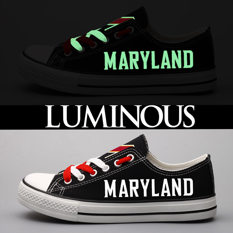 Maryland Terrapins Sport Sneakers Shoes For Men Women Fans