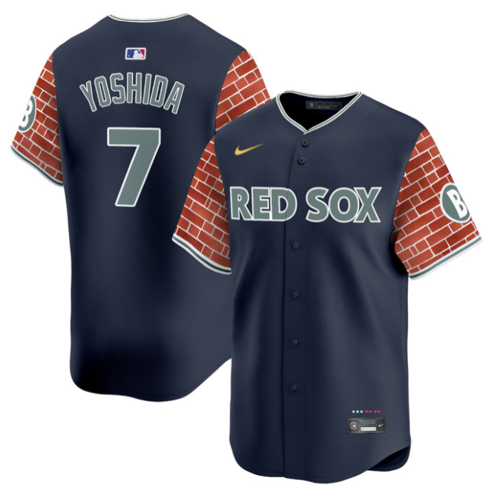 Masataka Yoshida Jersey #7 Boston Red Sox 2025 Fenway Red Brick Style Vapor Premier Stitched