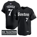 Masataka Yoshida Jersey #7 Boston Red Sox Retro Newspaper Edition Vapor Limited Stitched