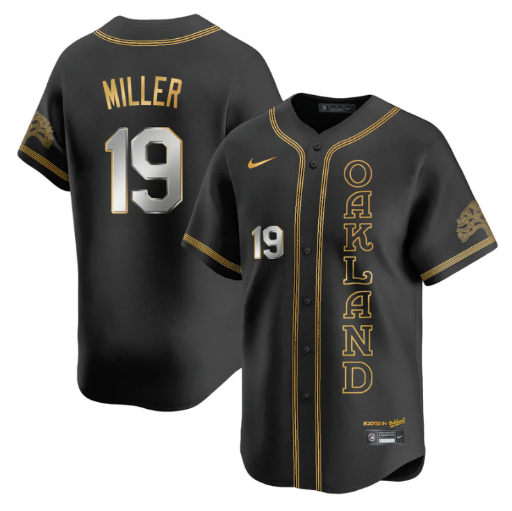 Mason Miller Jersey #19 Oakland Athletics City Connect Concept Stitched