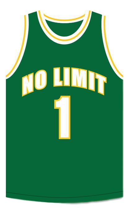 Master P Jersey #1 No Limit Basketball Green