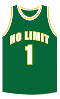 Master P Jersey #1 No Limit Basketball Green