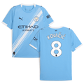 Mateo Kovacic 8 Manchester City 2025-26 Home Men Jersey – Sky Blue