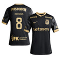 Matheus Uribe 8 Atlético Nacional 2025-26 Away Men Jersey – Black