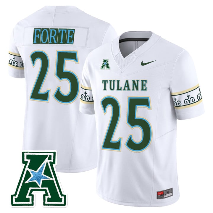 Matt Forte Jersey #25 Tulane Green Wave 2025 City Edition Stitched