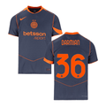 Matteo Darmian 36 Inter Milan 2025-26 Third Match Jersey – Gray