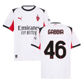 Matteo Gabbia 46 AC Milan 2025-26 Away Men Jersey – White