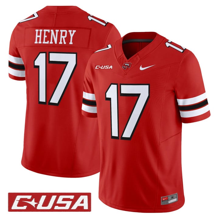 Matthew Henry Jersey #17 Western Kentucky Hilltoppers 2025 Stitched