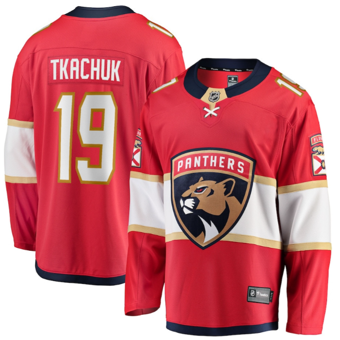 Matthew Tkachuk 19 Florida Panthers 2025 Breakaway Player Men Jersey