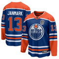 Mattias Janmark 13 Edmonton Oilers 2025 Stanley Cup Final Home Breakaway Men Jersey