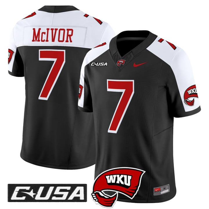 Maverick McIvor Jersey #7 Western Kentucky Hilltoppers 2025 Stitched