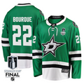 Mavrik Bourque 22 Dallas Stars 2025 STANLEY CUP Final Patch Home Men Jersey Black