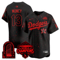 Max Muncy Jersey #13 Dodgers 2025 Champions Stranger Things 9x Champs Stitched