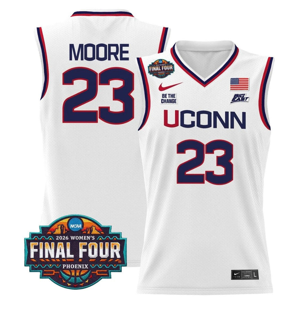 Maya Moore Jersey #23 UConn Huskies 2026 Final Four Stitched White