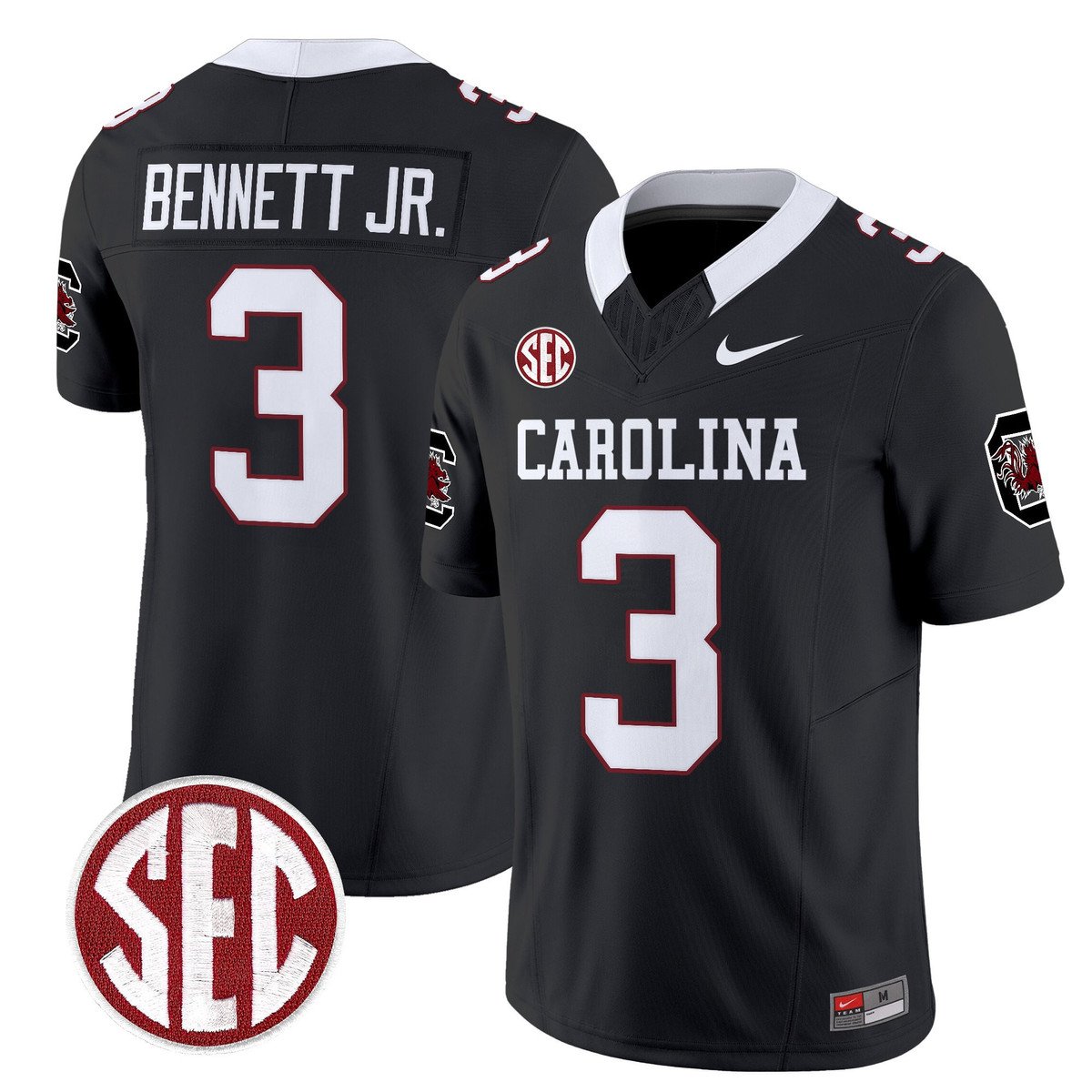Mazeo Bennett Jr Jersey #3 Carolina 1980 Throwback Rebrand 2026