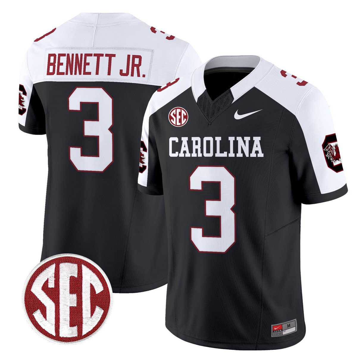 Mazeo Bennett Jr Jersey #3 Carolina 1980 Throwback Rebrand 2026
