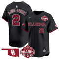 McEnroe-Marinas Jersey #2 Oklahoma Sooners 2025 SEC Champions Patch Limited Stitched
