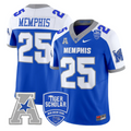 Memphis Jersey #25 Memphis Tigers 2025 Vapor Limited Stitched Royal Alter