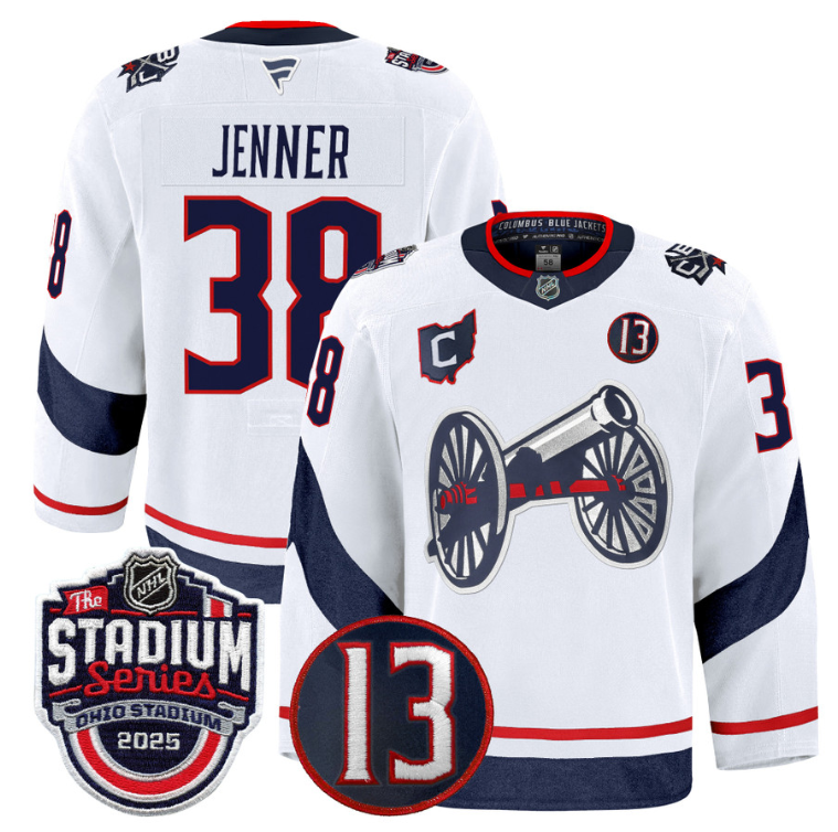 Men Boone Jenner Jersey #38 Columbus Blue Jackets 2025 Stadium Series