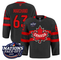 Men Brad Marchand Jersey #63 Canada 4 Nations Face-Off 2025 Pro Stitched