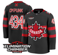 Men CM Punk Jersey #434 Elimination Chamber Toronto 2025 Premium Stitched