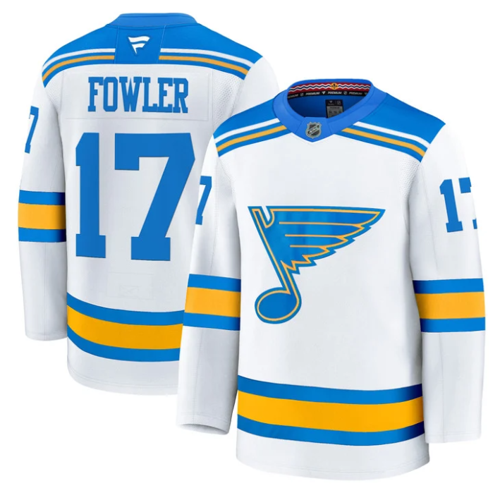 Cam Fowler Jersey #17 St. Louis Blues 2025-26 Premium Stitched Blue