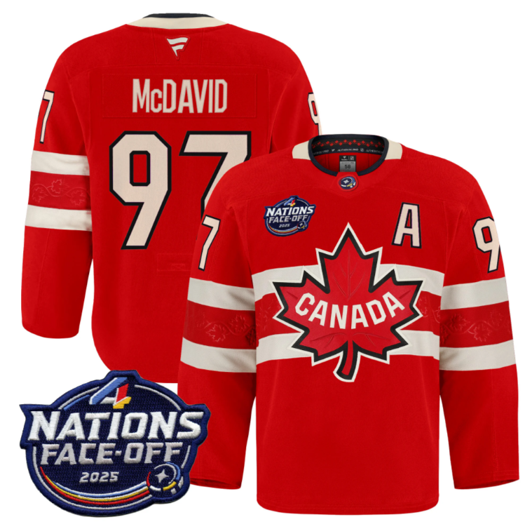 Men Connor McDavid Jersey #97 Canada 4 Nations Face-Off 2025 Pro Stitched