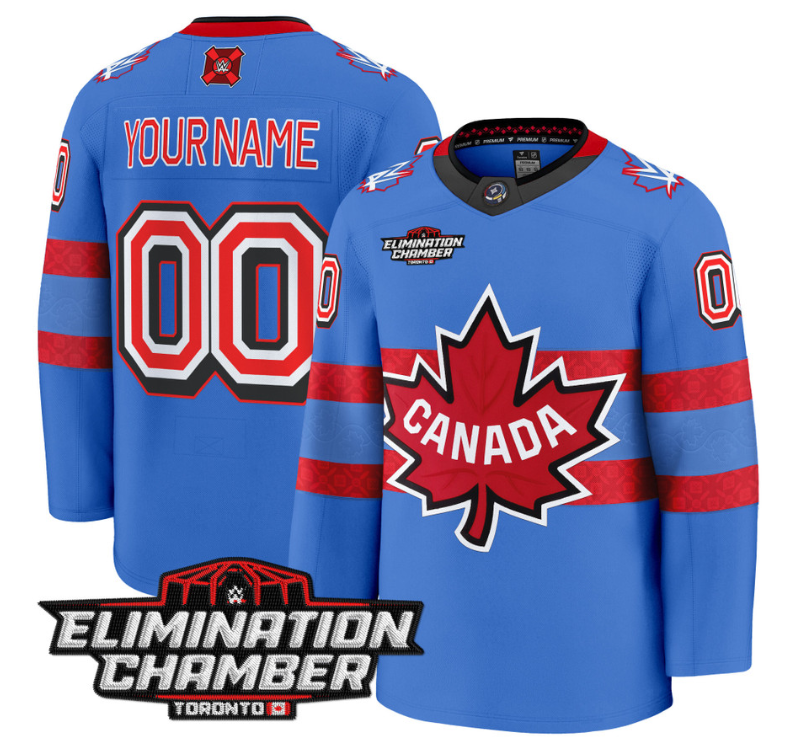 Men Custom Elimination Chamber Toronto Jersey 2025 Premium All Stitched