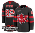 Men Damian Priest Jersey #82 Elimination Chamber Toronto 2025 Stitched