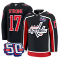 Men Dylan Strome Jersey #17 Washington Capitals 50th Anniversary Stitched