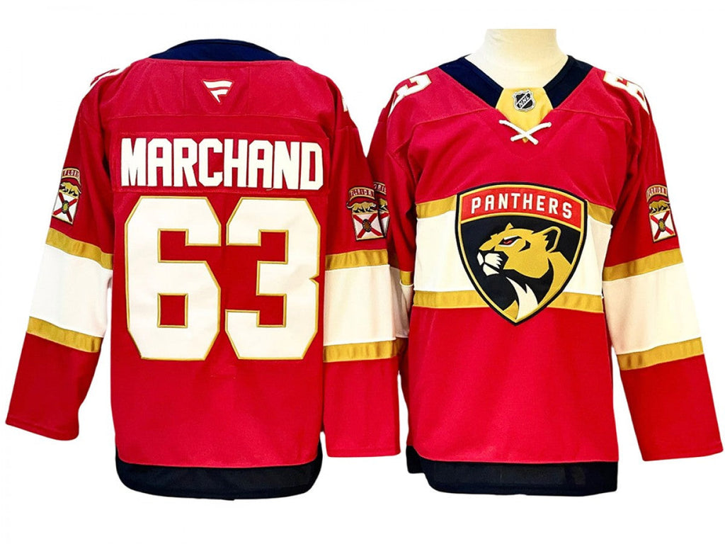 Men Florida Panthers #63 Brad Marchand Reverse Jersey