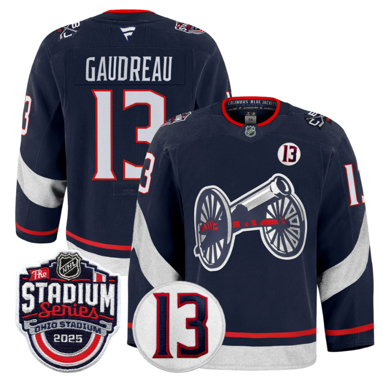 Men Johnny Gaudreau Jersey #13 Columbus Blue Jackets 2025 Stadium Series