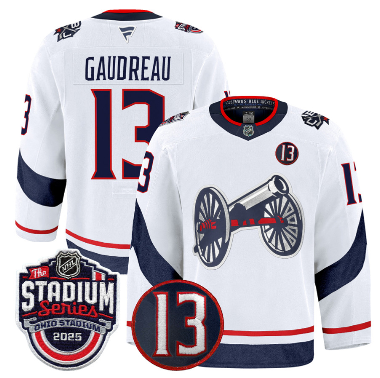 Men Johnny Gaudreau Jersey #13 Columbus Blue Jackets 2025 Stadium Series