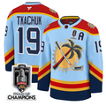 Matthew Tkachuk Jersey #19 Florida Panthers 2025 Stanley Cup Champions Blue
